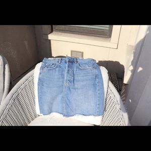 Denim skirt